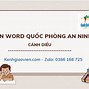 Giáo Dục Quốc Phòng 11 Cánh Diều Bài 3