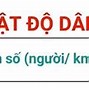 Mật Độ Dân Số Có Nghĩa Là Gì